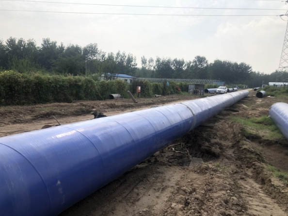 DN800不銹鋼復合管施工現(xiàn)場